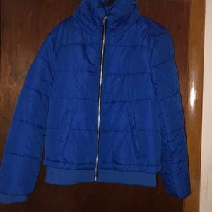 Royal Blue puffer jacket